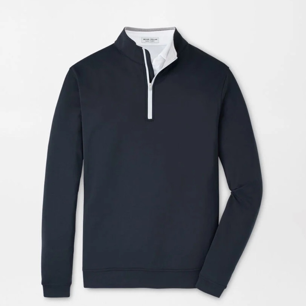 Peter Millar Perth Performance Quarter Zip Black